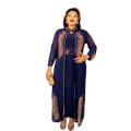 2025 Hot Selling African Women  Luxury Expensive Diamond Dress Set 2 Pieces Clothes Sets Robe