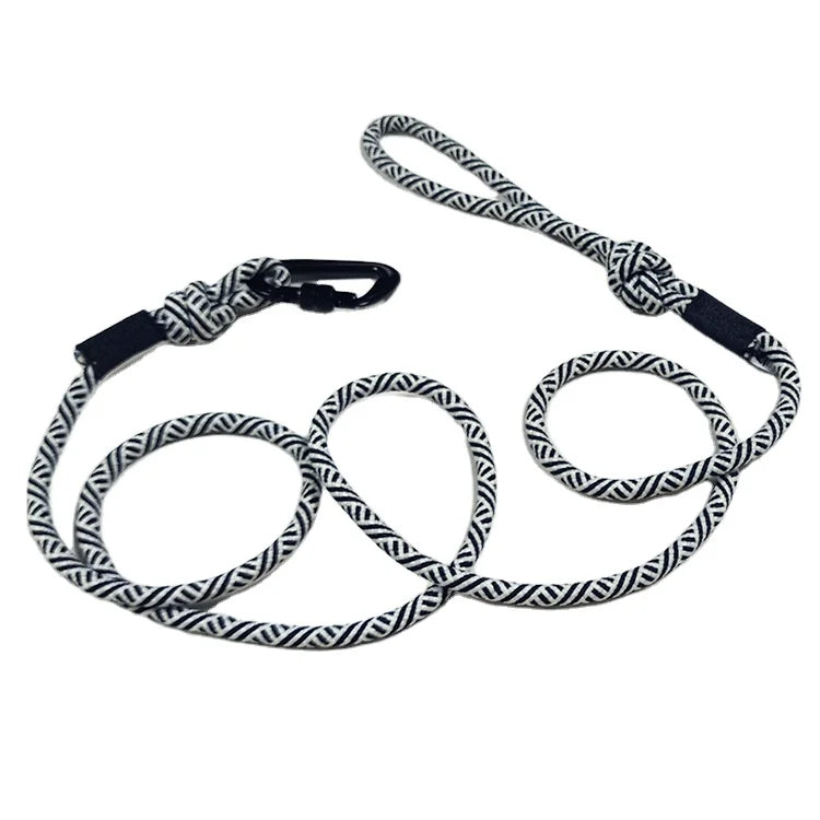 Direct Selling Climbing Rope Dog Leash with Locking Swivel Carabiner Sturdy and Durable Dog Rope Lead