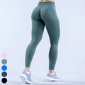 Custom Logo Womens Sports Clothing Scrunch Butt Workout Legging Low Waist Gym Fitness Pants Seamless Yoga Leggings for Women