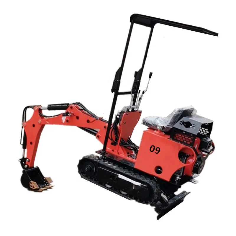 Mini Excavator 1T Small Crawler Digger 1T Small Crawler Digger Micro Size 1Ton Mini Excavator for Sale