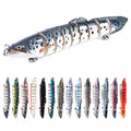 HENGJIA Lifelike Bionic Multi-jointed Fishing Lure 14CM-21.4G New Style Bait with 12 Different Colors