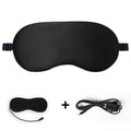 Wholesale Custom Satin USB Temperature Controlled Heating Sleeping Eye Mask