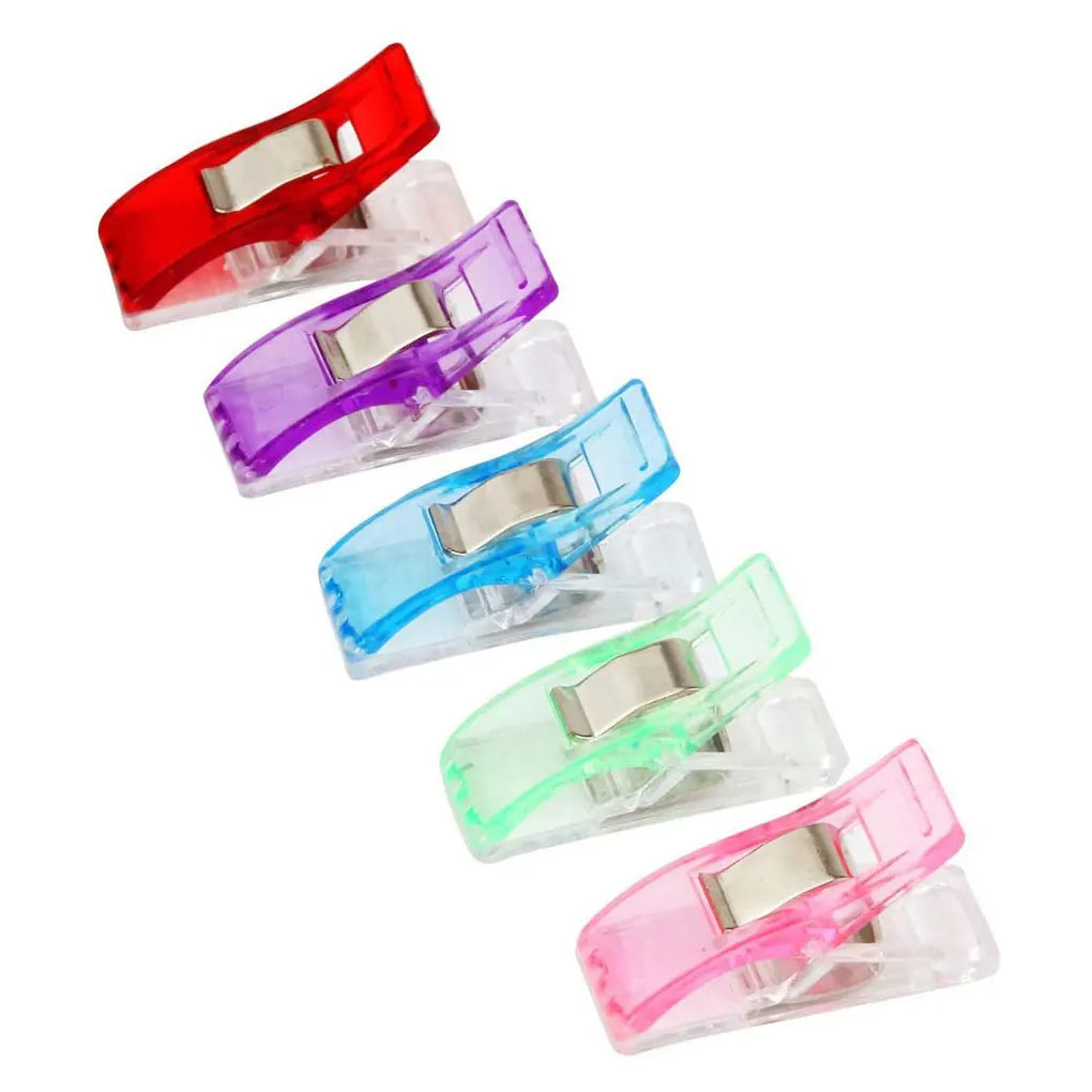 Sewing Clips Pack Multifunctional Quilting Crafting and Knitting Clamps Plastic Clips for Dressmaking DIY Crafting Photos Hang