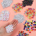 Loose Plastic Acrylic Letter Beads Square Arabic Number  Bead KidsEducation Play Toy for DIY Jewelry Making Supplies