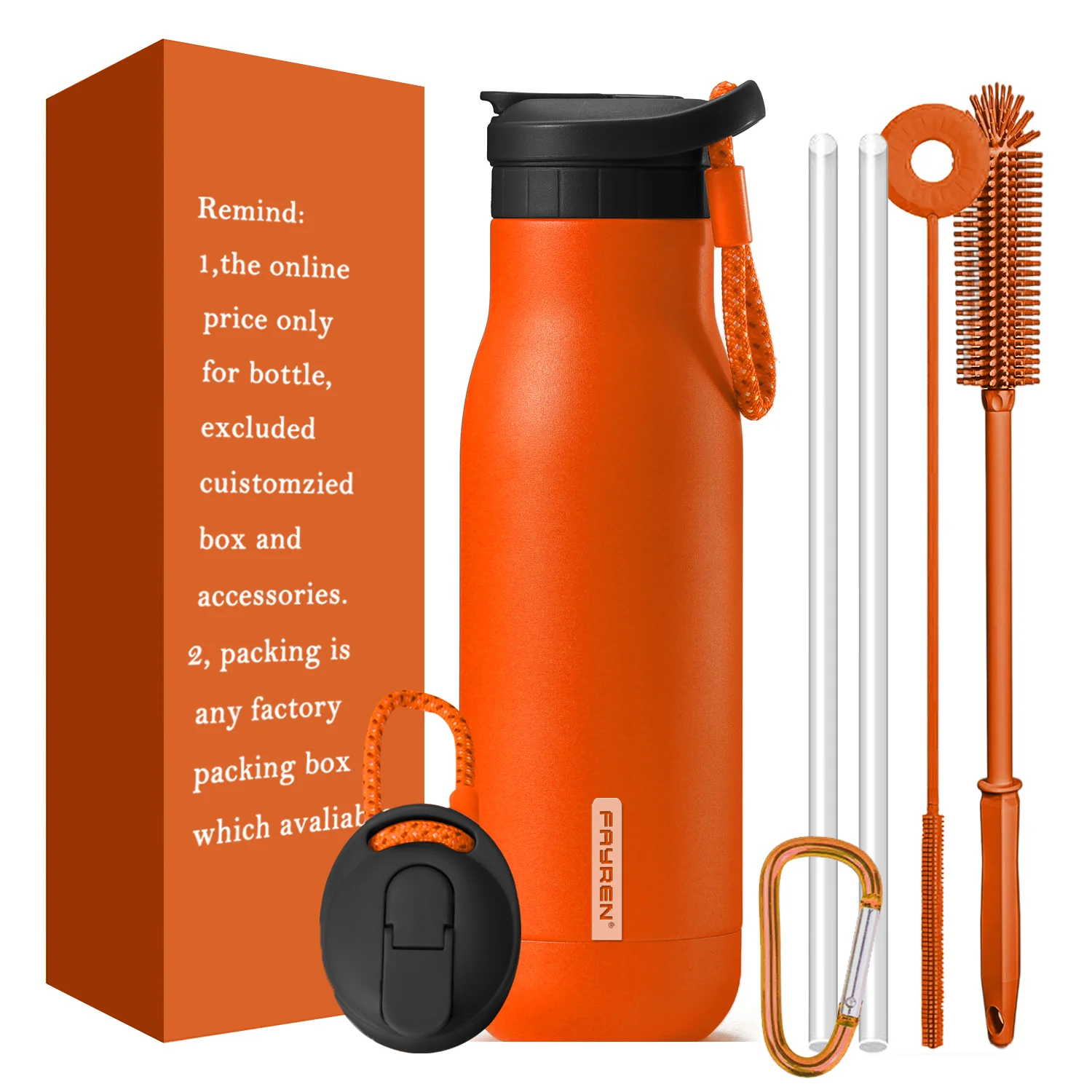 Food Grade Stainless Steel Insulated Water Bottle Customized Wholesale Milk Insulated Water Bottle for Commercial