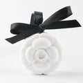FinRu Hot Hanging Wardrobe Car Air Freshener Ceramic Aroma Porcelain Camellia Flower Scented Fragrance Essential Oil Diffuser