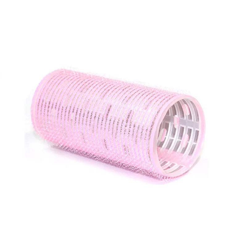 3pcs Set Hairdressing Tool Transparent Core Magic Sticky Fluffy Curling Iron Aluminum Sheet Cold Curling Iron Made Hair Roller