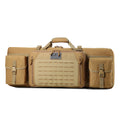 32'' Tactical Soft Double Gun Case Firearm Storage Transport Long Bag with Lockable Zippers for Hunting Shooting Range Training