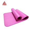FITA 8 mm Green OEM Wholesale Exercise Supplier Washable Logo Private Print Non Slip Thick ECO Design NBR Cheap 8mm Yoga Mat