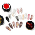 JTING Hot Popular Elastic Uv Drawing Spider Nail Gel Polish Nail Art Painting OEM Private Label Available Free Sample and Custom