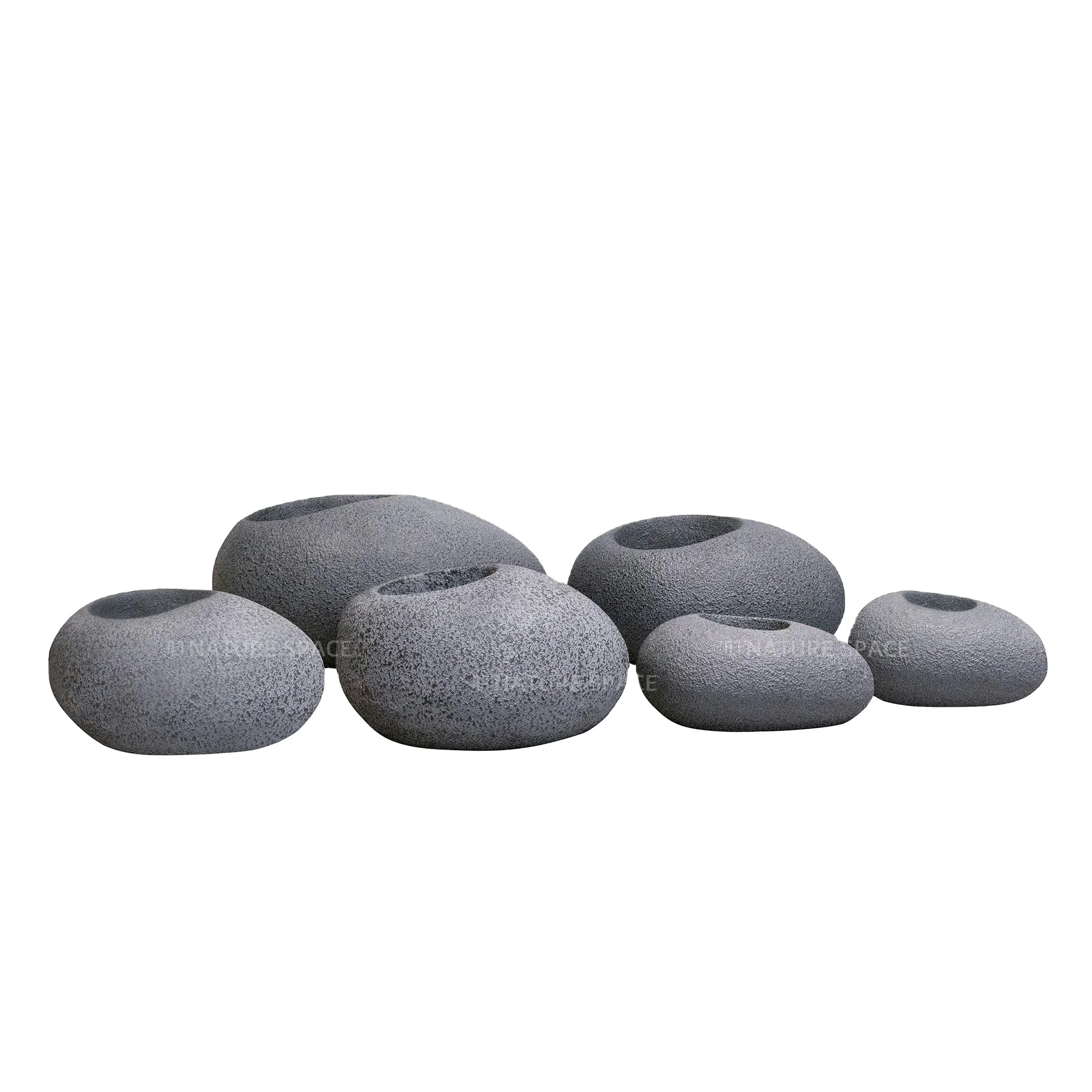Hot Sale Big Plant Pot Fiberglass Pots Garden Ornament Home Decor Floor Vase OEM Indoor Outdoor Planter