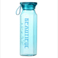 Hot Creative Outdoor Sports Bpa Free Reusable Unique Square Frosted Plastic Water Bottle New Student Children's Gift Cup