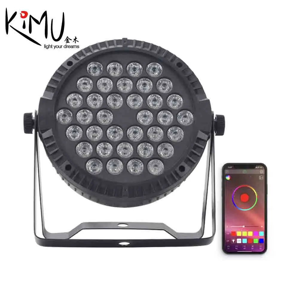 Rgb 36 Kinetic Led Par Lights Dj Stage Dance Floor Light by Phone App Control