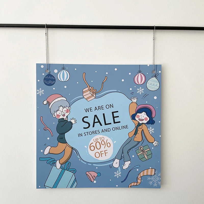 Hanging PVC Sign Board for Supermarket Promotion Foam Board Sign
