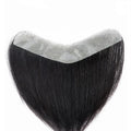 LLBeauty Ready to Ship Women Human Hair Frontal Hairline Hand-tied Women Skin Frontal  Pieces for Recessing Hot Supplier