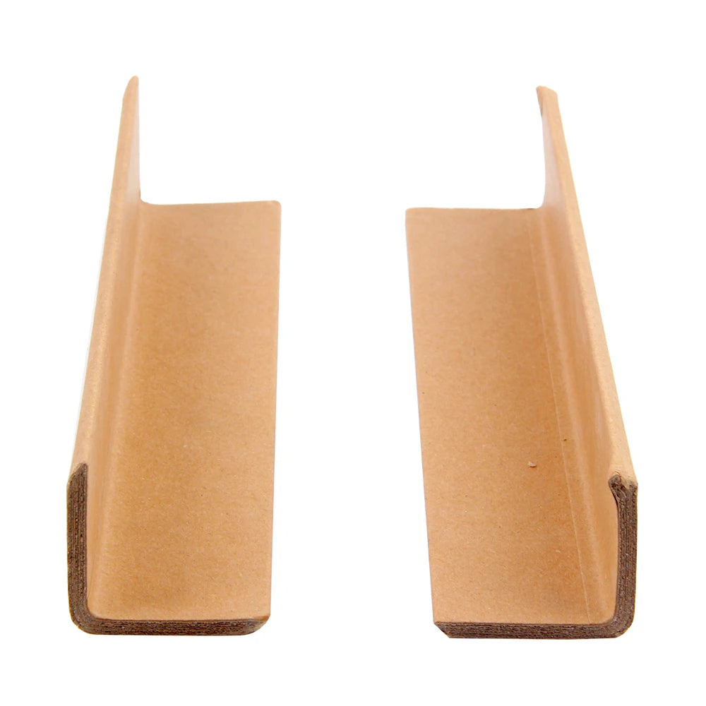 Strong L Shape Kraft Paper Cardboard Corners Edge Protector Waterproof Recyclable Features ISO Certified Customizable Color