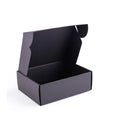 Custom Eco Friendly Color Printing Corrugated Carton Black Paper Shipping Packaging Mail Packaging Box