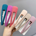 GENYA 13 cm Large Size Geometric Triangle Metal Hair Clip Smooth Spring Hollow Duck Bill Hair Clip Headdress Styling Accessories