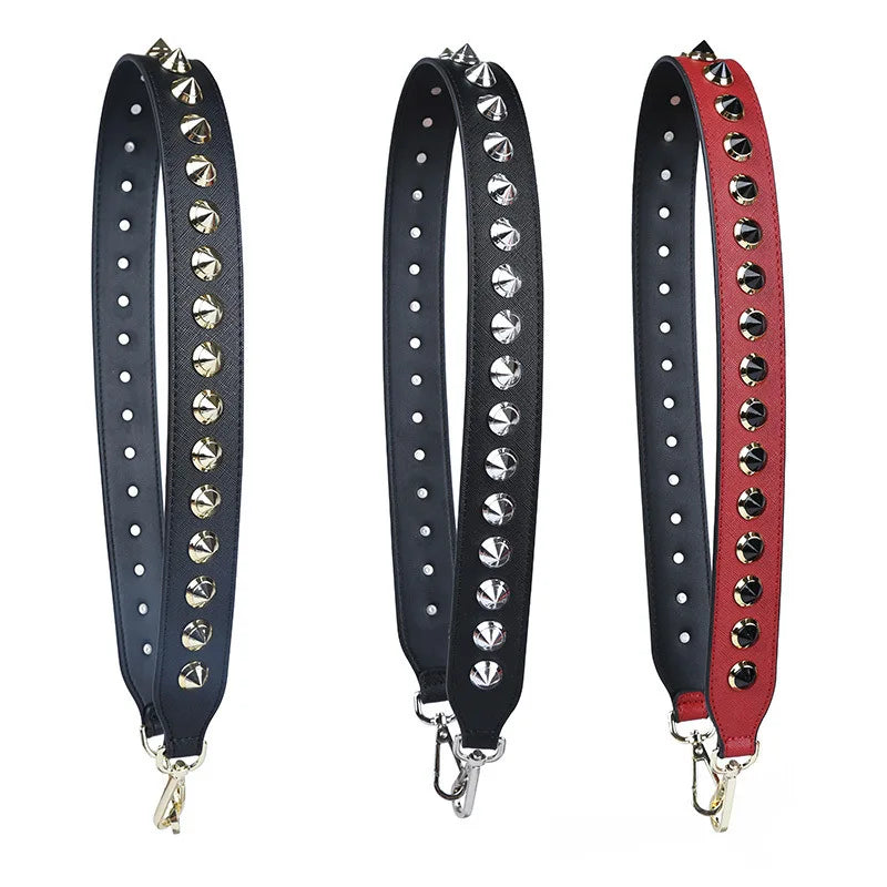 Meetee B-S105 Handbag Accessories Colorful Square Flowers Rivets Small Bag Shoulder Strap