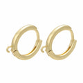 Factory Wholesale Gold Brass Earrings Hoop for Jewelry Making DIY Accessories