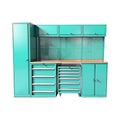 CYD Heavy Duty Metal Garage Storage Combination Tool Cabinet with Drawers Wheeled Waterproof Workstation