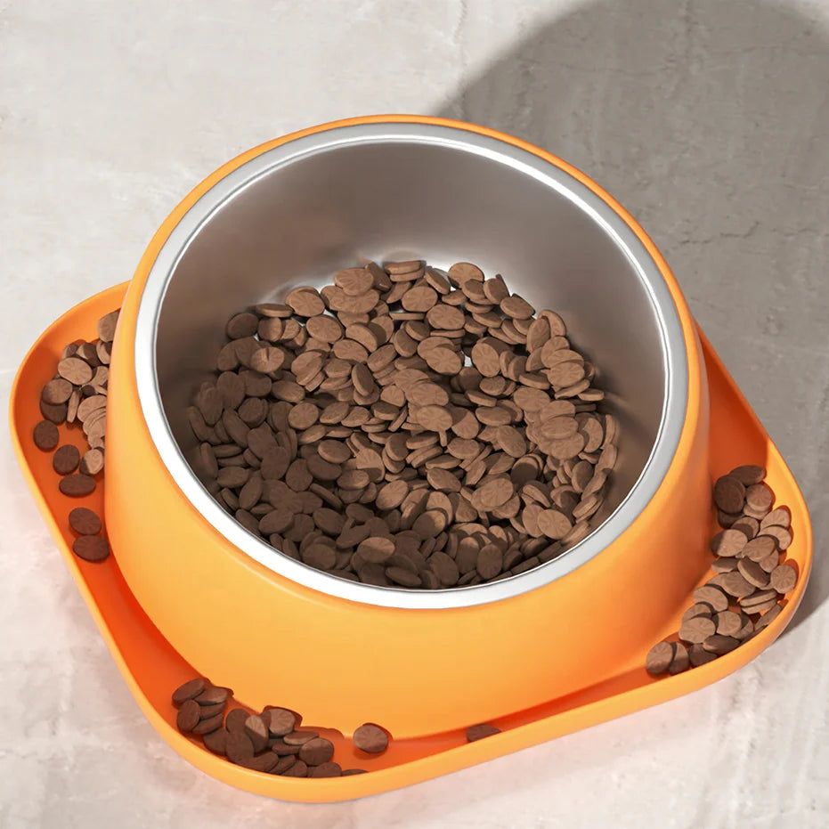 Puppy Anti Ant & Slipper Feeders Cat Dog Bowl Stand Rubber Base Water Food Container Feed Dog Pet Bowl