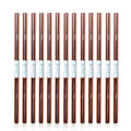 Yihuale New Rose Gold Beautiful Double Head Nail Liner Brush Two Ended Nylon Hair Gel Painting Brush