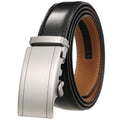 Men's Zinc Alloy Automatic Buckle Leather Belt LY25-1069-2