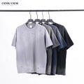 Custom Puff Print Streetwear Heavyweight 100Cotton Blank Plain Oversized Men's Tshirt Splashed Ink Spray Dyed Vintage Washed Tee