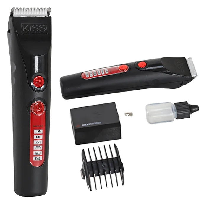 Kiss Adjustable Professional Pet Grooming Waterproof Rechargeable 2 Speed Trimmer