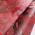 Heat Conduction Camouflage Carbon Aramid Kevlars Fiber Hybrid Braided Fabric Cloth