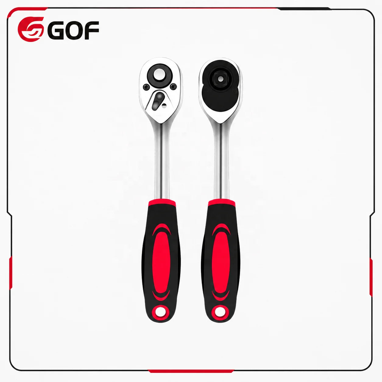 Wholesale OEM 1/2 1/4 Quick Torque Wrench Stainless Steel Polished Chrome 24 Tooth Manual Big Small Fly Two-Way Socket