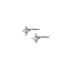 Jietao Wholesale S925 Bijou Jewelry Minimalist Women Cubic Zirconia Crystal Small Mini Star Stud Earrings Gold