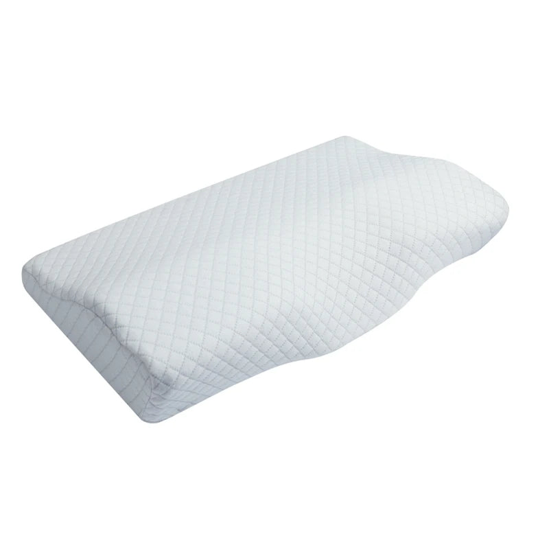 Velvet Bed Sleep Wedge Custom Contour Orthopedic Butterfly Shaped Pillows Side Sleeper Anti Snore Cervical Memory Foam Pillow