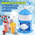Household Kitchen Hand Crank Snow Cone Maker Machine Manual Ice Shaving Handhold Manual Ice Crusher