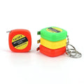1 M Tape Measures Mini Retractable Measuring Tape Keychains Custom Logo Body Measuring Tape Sewing Tools