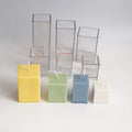 B-4012 5in Diy Material Plastic Candle Mold Square 12.7cm Candle Mould Acrylic Plastic Mould Aromatherapy Cave Craft Candle