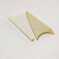 1 Pair White Ink Duct End Blocks for SM102 Offset Printing Machine