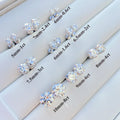 Bulk Stock Drop Shining GRA Certificates Screw Back Iced Out Earring Man 3mm --10mm VVS Moissanite Diamond Hip Hop Earring