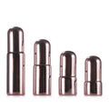 Electroplating Rose Gold Ball Bottle UV Electroplating Rose Gold Ball Bottle 1ml 2ml 3ml 5ml Perfume Essential Oil Bottle