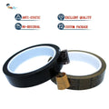 2- Yellow Black Color Mesh EMI Shield Conductive Protection Low Static Anti-Static OPP Film Grid ESD Self Adhesive Tape MegaBDM