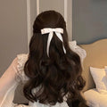Gordon Ribbons Hot Sell Fashion Ribbon Butterfly Hair Clips Solid Color Long Tail Bow Hair Barrettes