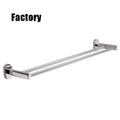 Factory Wall-Mounted Single Pole Bathroom Accessories Double Towel Bar Rack