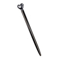 Custom Logo Heart Shaped Metal Ballpoint Pen Black Ink and Red Writing 0.7mm Width for Office or School Use with Gift Box