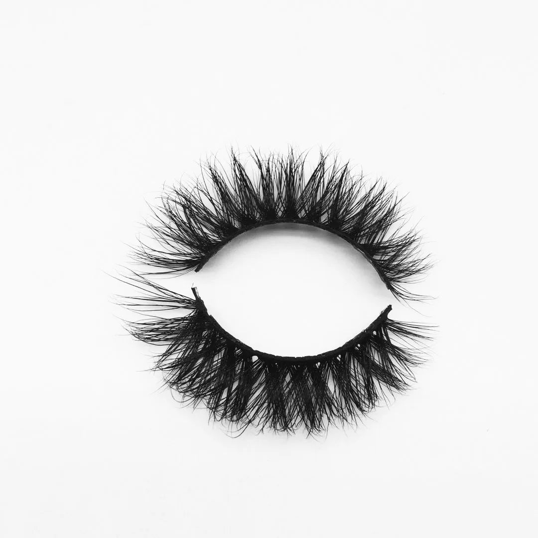 S512 False Eyelashes Luxury Curly Fluffy Wispy Wink Winged Fluffy Mink Eyelash 15mm with Custom Packaging Box fox Eye Cat Eye
