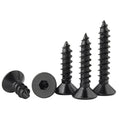 M2 M2.3 M2.6 M3 M4 M5 M6 Carbon Steel Wood Allen Self Tapping Screws Flat Head Hex Socket Cap Countersunk Head Screw