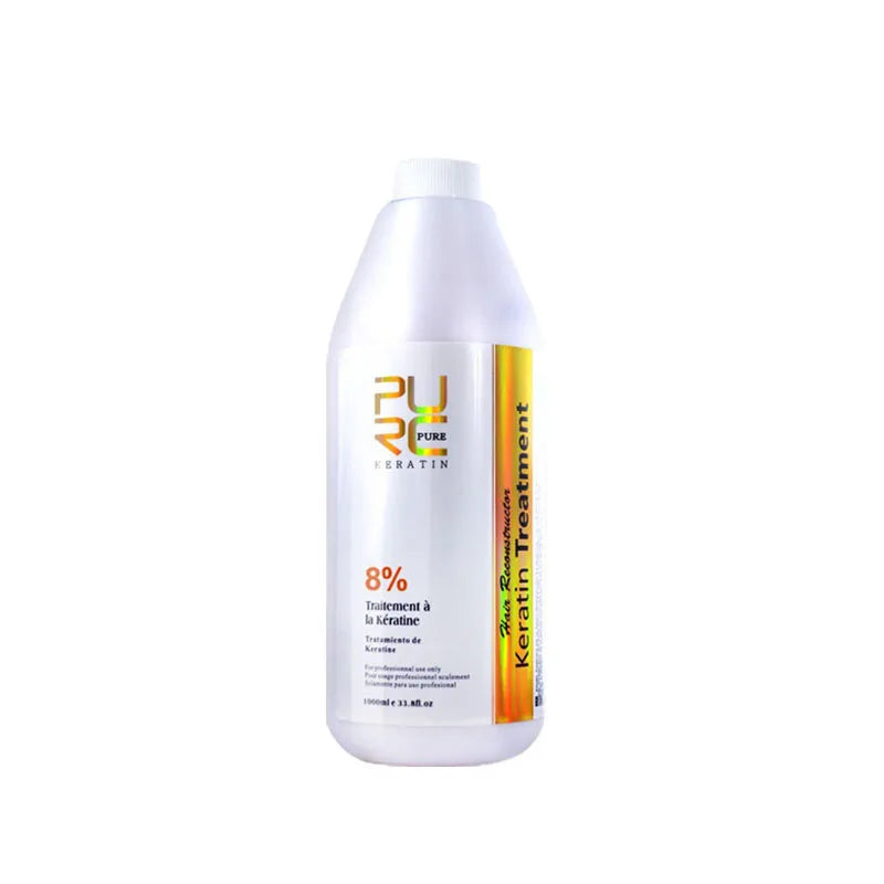 PURC8% Brazilian Keratin Hair Repair Dry Hair Gloss Straightening Hair Brazilian Treatment Oil