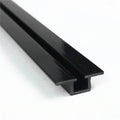 Best Price Customized OEM U CHANNEL C CHANNEL Plastic Extrusion U Shaped Plastic Profile Display Refrigerator Door Glass Rigid