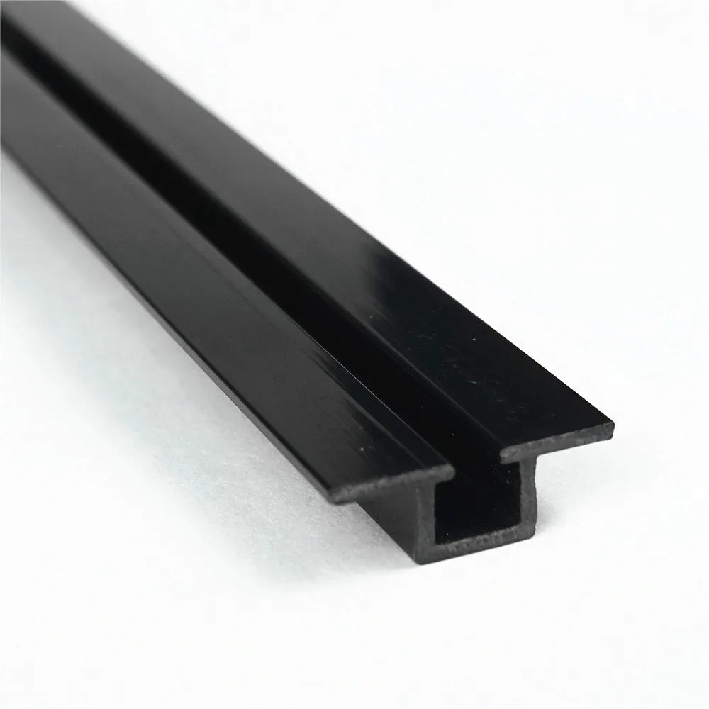 Best Price Customized OEM U CHANNEL C CHANNEL Plastic Extrusion U Shaped Plastic Profile Display Refrigerator Door Glass Rigid