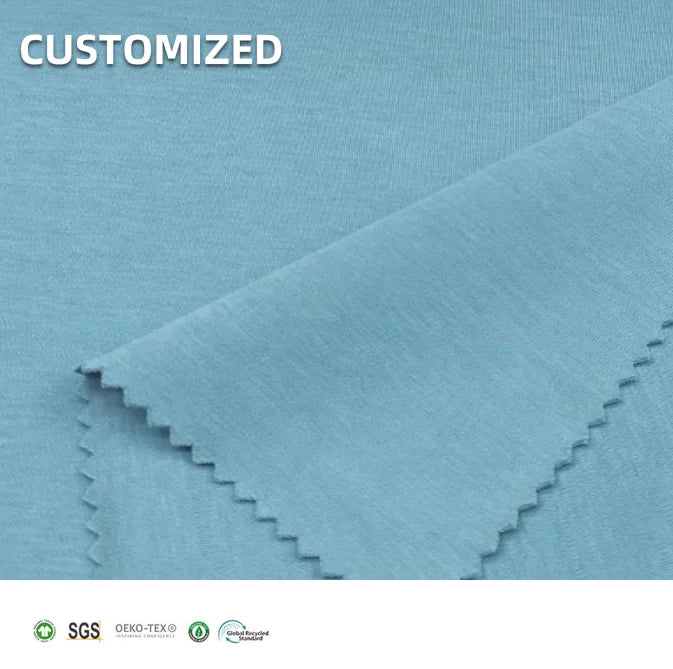 Super Fine 95% Cotton 5% Spandex Interlock Fabric for Clothes